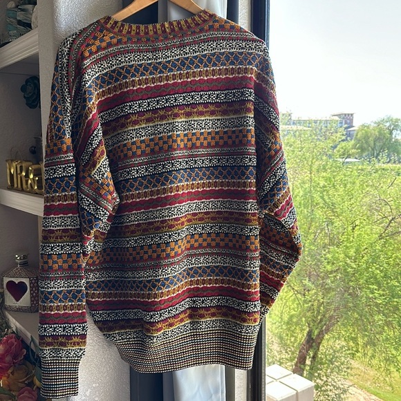 Gorgeous Vintage Missoni made in Italy pattern Sweater lightweight size Large - Picture 4 of 10